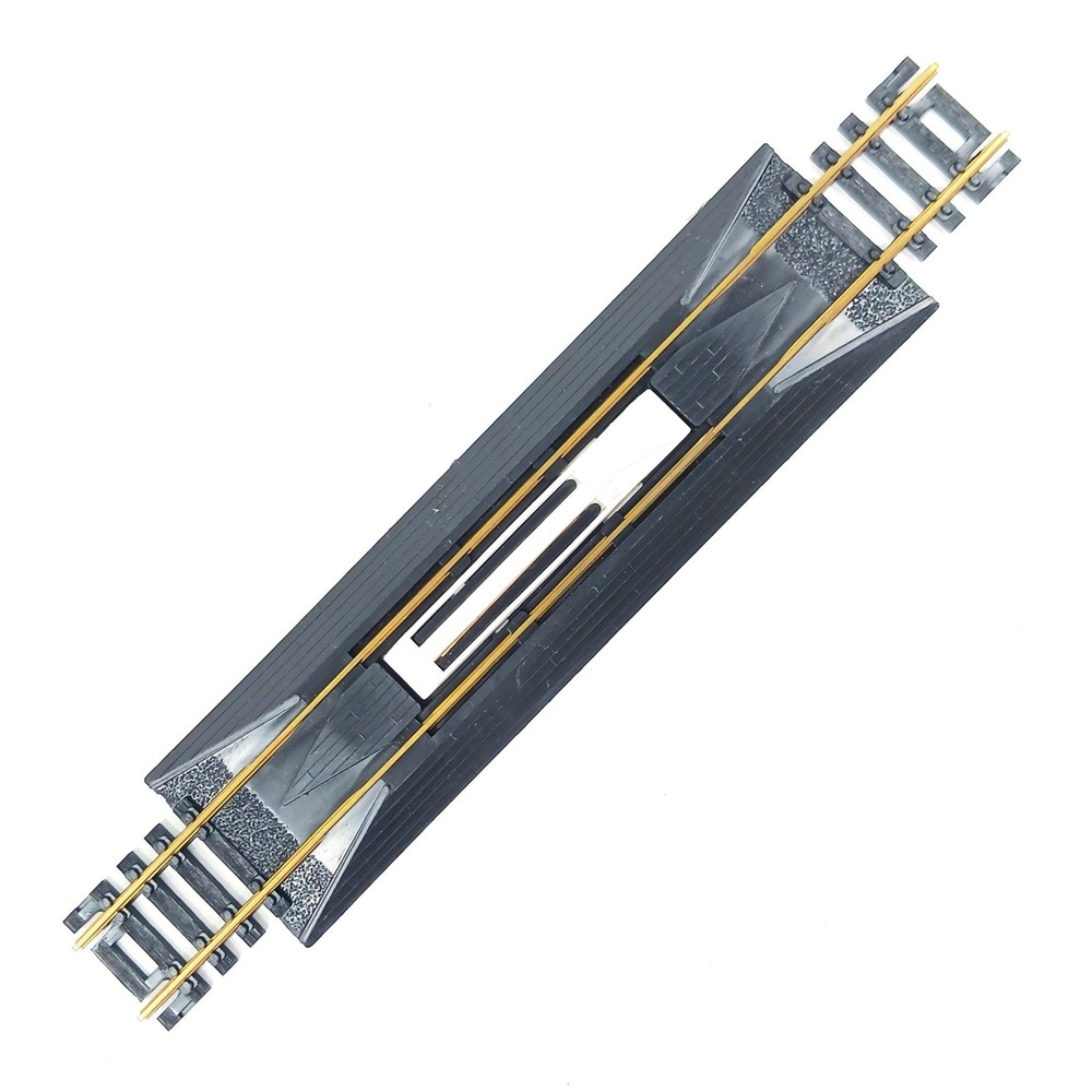 Atlas HO Scale Dead-End Uncoupler Track Section Black Brass 9 Inch Rail